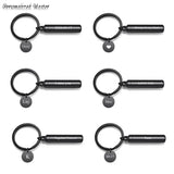 Personalized Pet Names Paw Cylinder Key Chain - Ashes Keepsake