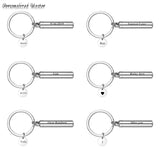 Personalized Pet Names Paw Cylinder Key Chain - Ashes Keepsake