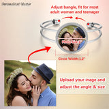 Customizable Picture Cuff Bracelet for Girls