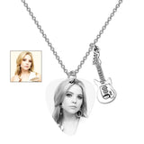Custom Guitar Pick Pendant Necklace Keychain