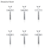 Personalized Master Cross Necklace Stainless Steel Crucifix Pendant
