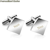 Personalized Master Cufflinks Stainless Steel for Men