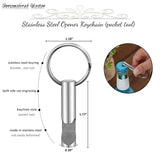 Custom Engraved Keychain Bottle Opener Father's Day Gift