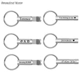 Custom Engraved Keychain Bottle Opener Father's Day Gift