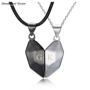 Couples Necklaces Magnetic Heart Pendant Necklace For Lover