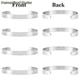 Personalized Master Name Bangle Stainless Steel Couples Bracelets