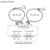 Customizable Name Puzzle Bracelet for Couples