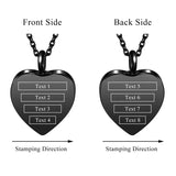 Heart Urn Ashes Pendant Necklace Memorial Jewelry Gift