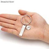 Alloy Pinky Promise Friendship Keychain Engrave Name Letter Words Keyring