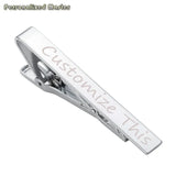 Personalized Engraved Stainless Steel Tie Clip for Men