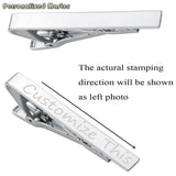 Personalized Engraved Stainless Steel Tie Clip for Men