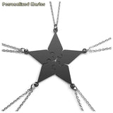 Personalized Engraved Name Pendant Star of David Puzzle Necklace