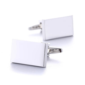 Engraved Metal Tuxedo Cufflinks for Men with Gift Box
