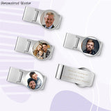 Personalized Engraved Picture Money Clip Gift for Him