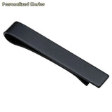 Personalized Engraved Stainless Steel Mens Tie Bar Clip