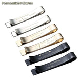 Personalized Engraved Stainless Steel Mens Tie Bar Clip