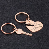 Matching Keychain Name Valentines Gift Boyfriend Keychains Couple Love