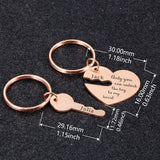 Matching Keychain Name Valentines Gift Boyfriend Keychains Couple Love