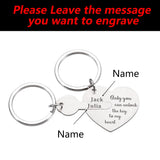 Matching Keychain Name Valentines Gift Boyfriend Keychains Couple Love