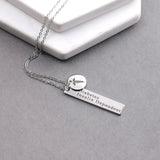 Personalized Medical Alert Necklace Diabetes Medical ID for Women