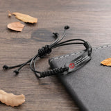 Personalized Medical Bracelets Stainless Steel Bar Adjustable Jewelry for Men