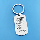 Personalized Allergy Alert Medical ID Tag
