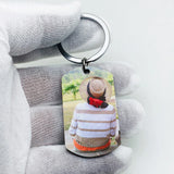 Personalized Memorial Mom Gift Lifetime Photo Keychain