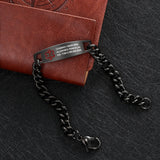 Men's Medical ID Bracelet - Diabetes Blood Thinne