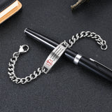 Men's Medical ID Bracelet - Diabetes Blood Thinne