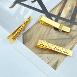 Personalized Men Tiepin Name Plate Stainless Steel Tie Clip