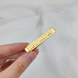 Personalized Men Tiepin Name Plate Stainless Steel Tie Clip