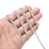 Men's Stainless Steel Cuban Link V-Shape Arrow Chain Necklace