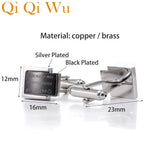 Personalized Mens Shirts Cufflinks Wedding Jewelry Father of the Bride