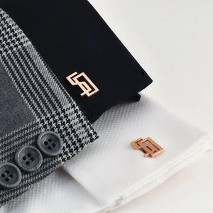 Custom Initials Cufflinks Groomsmen Gift Wedding