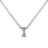 Personalized Mens Stainless Steel Chain Necklaces with Family Names