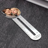 Custom Metal Bookmark with Photo - Student Stationery Ruler Page Marker