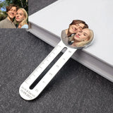 Custom Metal Bookmark with Photo - Student Stationery Ruler Page Marker