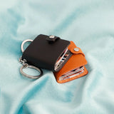 Personalized Mini Leather Photo Alum Keychain 12PCS Photos