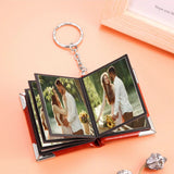 Personalized Mini Photo Album Keychain 10 Photos