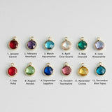 Personalized Mom Bracelet with Kids Names Birthstone Charms