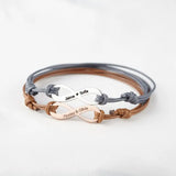 Personalized Mother Bracelet - Mom Jewelry - Infinity Bracelet