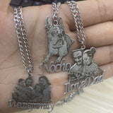 Personalized Mother's Gift Photo Engraved Necklace Pendant
