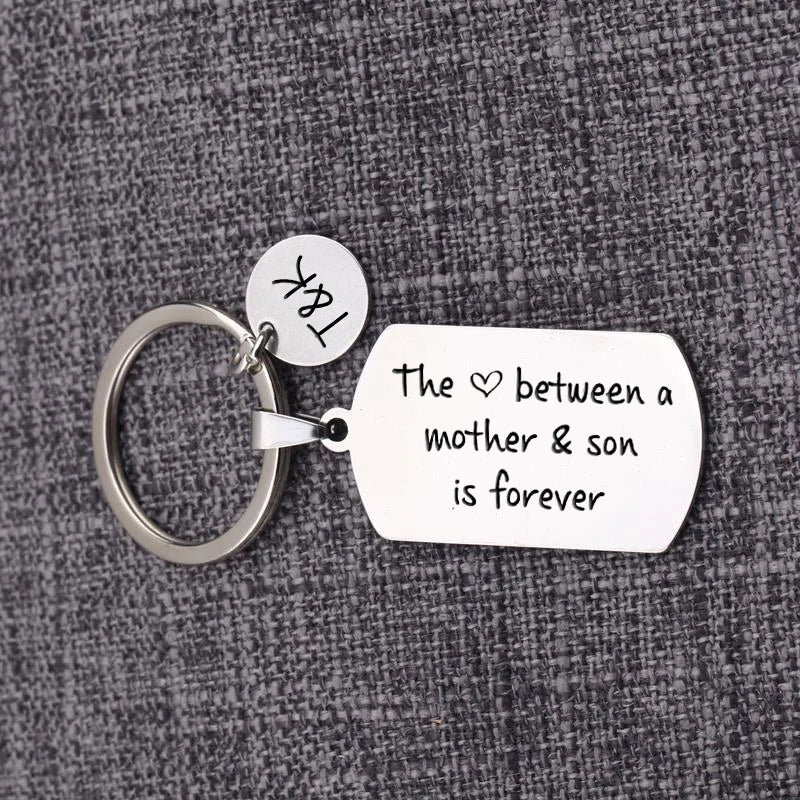 Mother's Gift Keychain - Love Between Mother and Son Forever
