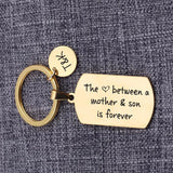 Mother's Gift Keychain - Love Between Mother and Son Forever