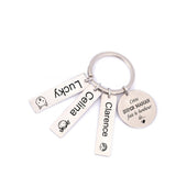 Personalized Mother's Gift Keyring Sets - Engrave Cette MAMAN