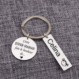 Personalized Mother's Gift Keyring Sets - Engrave Cette MAMAN