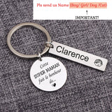 Personalized Mother's Gift Keyring Sets - Engrave Cette MAMAN