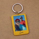 Personalized Colors Keychain Photo Car Keyrings