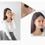 925 Sterling Silver Star Necklace Dainty Short Chain Women Gift NK006