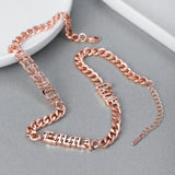 Custom Name Necklace Old English Pendant Men Women Jewelry